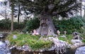 A new attraction with a talking tree that tells a fairy tale at The efteling