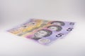 New Australian Five Dollar Banknote Royalty Free Stock Photo