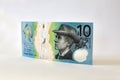 New Australian Ten Dollar Note Royalty Free Stock Photo
