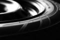 New auxiliary car tyre Royalty Free Stock Photo