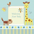 New baby announcement Royalty Free Stock Photo