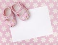 New baby announcement Royalty Free Stock Photo