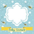 New baby arrival baby shower Royalty Free Stock Photo