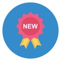 New badge, new feature Isolated Vector Icon which can be easily edited