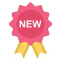 New badge, new feature Isolated Vector Icon which can be easily edited