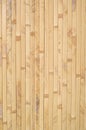 Old bamboo of strips on wall close up Royalty Free Stock Photo