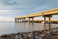 Old and New Bridges at Oregon Inlet Outer Banks North Carolina