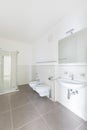 New bathroom just renovated, clean and tidy Royalty Free Stock Photo