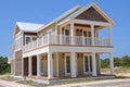 New Beach House in Construction Royalty Free Stock Photo