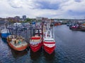 New Bedford aerial view, Massachusetts, USA Royalty Free Stock Photo