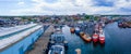 New Bedford aerial view, Massachusetts, USA Royalty Free Stock Photo