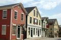 New Bedford, MA: 19th Century Houses Royalty Free Stock Photo