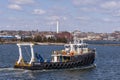 Northstar Challenger crossing New Bedford inner harbor