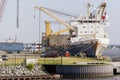 Freighter Annemieke delivering wind turbine components