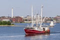 Commercial fishing boat Elizabeth Amber going fishing