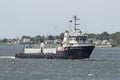 Mutlipurpose utility ship Gerry Bordelon approaching New Bedford