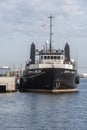 Offshore tug and supply vessel Berto L. Miller docked in New Bedford