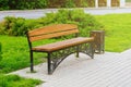 A new bench for rest of citizens and visitors of the city.
