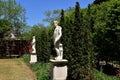 New Bern, NC: Statuary at 1770 Tryon Palace Royalty Free Stock Photo