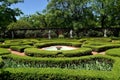 New Bern, NC: 1770 Tryon Palace Knot Garden Royalty Free Stock Photo