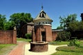 New Bern, NC: Tryon Palace Well & Dovecote Royalty Free Stock Photo