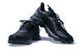 New black Salomon sport shoes