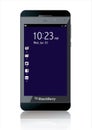 New BlackBerry Z10 Royalty Free Stock Photo