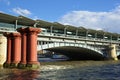 New Blackfriars bridge, London Royalty Free Stock Photo