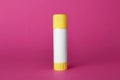 New blank glue stick on background Royalty Free Stock Photo