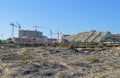 A New Block Of Flats Under Construction Near The Beach - Building Site Houses Royalty Free Stock Photo