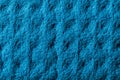 New blue kitchen dishcloth texture Royalty Free Stock Photo