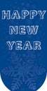 New blue tab. Wishing a happy new year