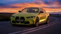 The new BMW M4 Competition sports car