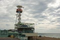 Board walk on Brighton Beach, England Royalty Free Stock Photo