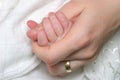 New born baby hand Royalty Free Stock Photo