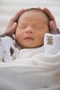 New Born Baby Sleeping Royalty Free Stock Photo