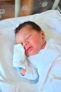 New born baby sleeping Royalty Free Stock Photo