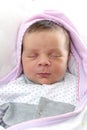 New Born Baby Sleeping Royalty Free Stock Photo