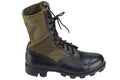 New brand US army pattern jungle boots isolated Royalty Free Stock Photo