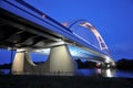 Nový bratislavský most v noci