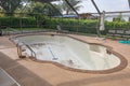 New brick coping pool remodel Royalty Free Stock Photo