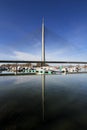 New bridge in Belgrade,Serbia Royalty Free Stock Photo