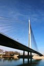 New bridge in Belgrade,Serbia Royalty Free Stock Photo