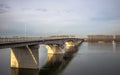 New bridge in Belgrade, Serbia Royalty Free Stock Photo