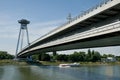New bridge in Bratislava Royalty Free Stock Photo