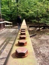 A new bridge in Parma, Ohio in the Cleveland Metroparks - USA