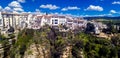 New bridge in Ronda, one of the famous white villages in Andalusia