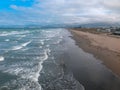 New Brighton beach, Canterbury, South Island, New Zealand