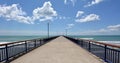 New Brighton Pier Christchurch - New Zealand Royalty Free Stock Photo