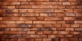 New Brown Terracotta Brick Blocks Wall Background Close Up, Pattern with Red Bricks or Brickwork House Royalty Free Stock Photo